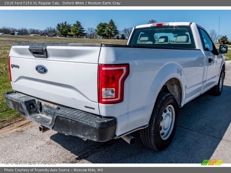 Oxford White / Medium Earth Gray 2016 Ford F150 XL Regular Cab