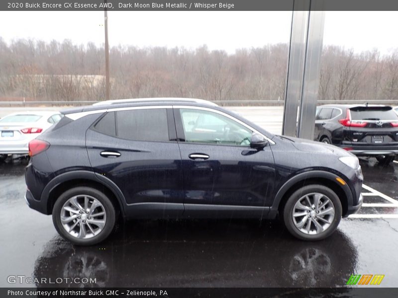 Dark Moon Blue Metallic / Whisper Beige 2020 Buick Encore GX Essence AWD