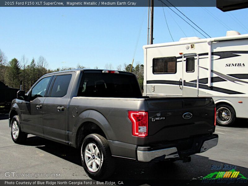 Magnetic Metallic / Medium Earth Gray 2015 Ford F150 XLT SuperCrew