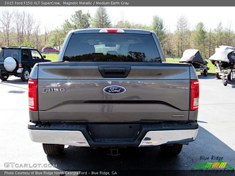 Magnetic Metallic / Medium Earth Gray 2015 Ford F150 XLT SuperCrew