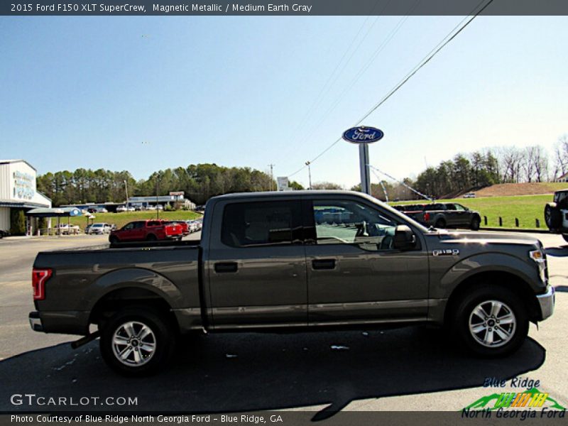 Magnetic Metallic / Medium Earth Gray 2015 Ford F150 XLT SuperCrew