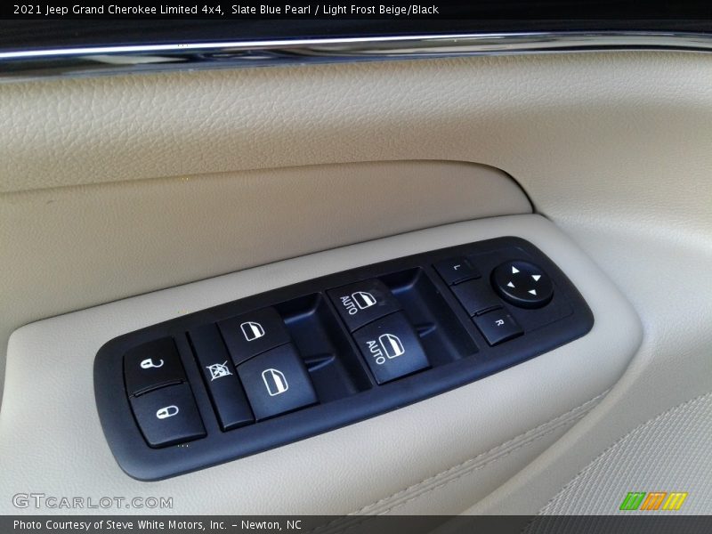 Slate Blue Pearl / Light Frost Beige/Black 2021 Jeep Grand Cherokee Limited 4x4