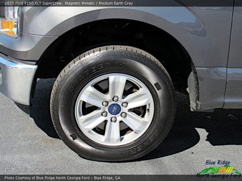 Magnetic Metallic / Medium Earth Gray 2015 Ford F150 XLT SuperCrew