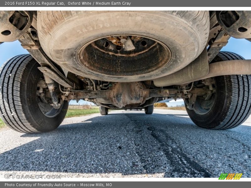 Oxford White / Medium Earth Gray 2016 Ford F150 XL Regular Cab