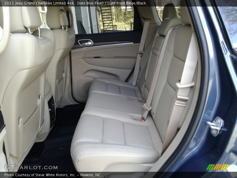 Slate Blue Pearl / Light Frost Beige/Black 2021 Jeep Grand Cherokee Limited 4x4
