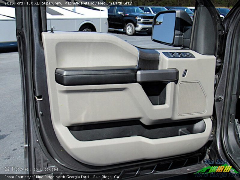 Magnetic Metallic / Medium Earth Gray 2015 Ford F150 XLT SuperCrew