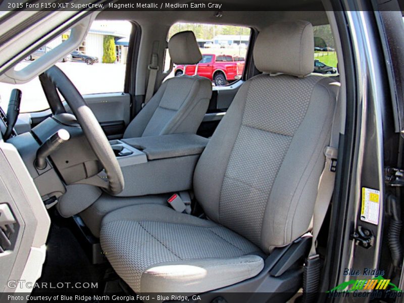 Magnetic Metallic / Medium Earth Gray 2015 Ford F150 XLT SuperCrew