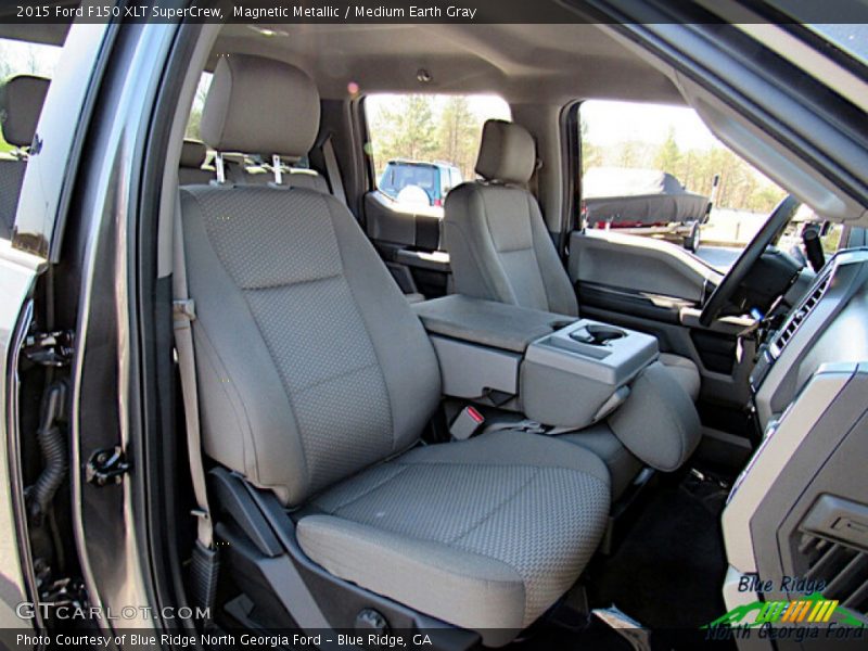 Magnetic Metallic / Medium Earth Gray 2015 Ford F150 XLT SuperCrew