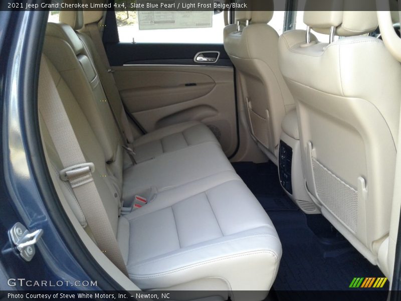 Slate Blue Pearl / Light Frost Beige/Black 2021 Jeep Grand Cherokee Limited 4x4