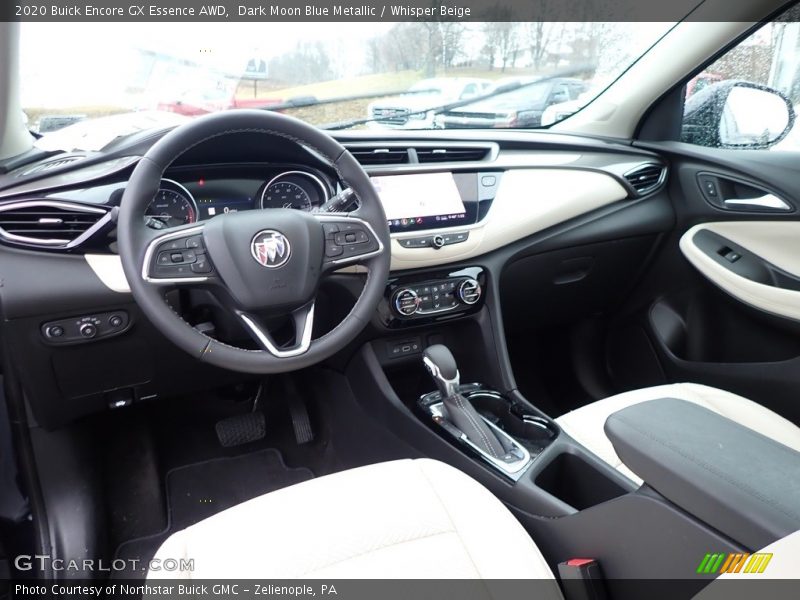 Dark Moon Blue Metallic / Whisper Beige 2020 Buick Encore GX Essence AWD