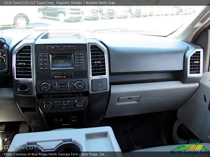 Magnetic Metallic / Medium Earth Gray 2015 Ford F150 XLT SuperCrew