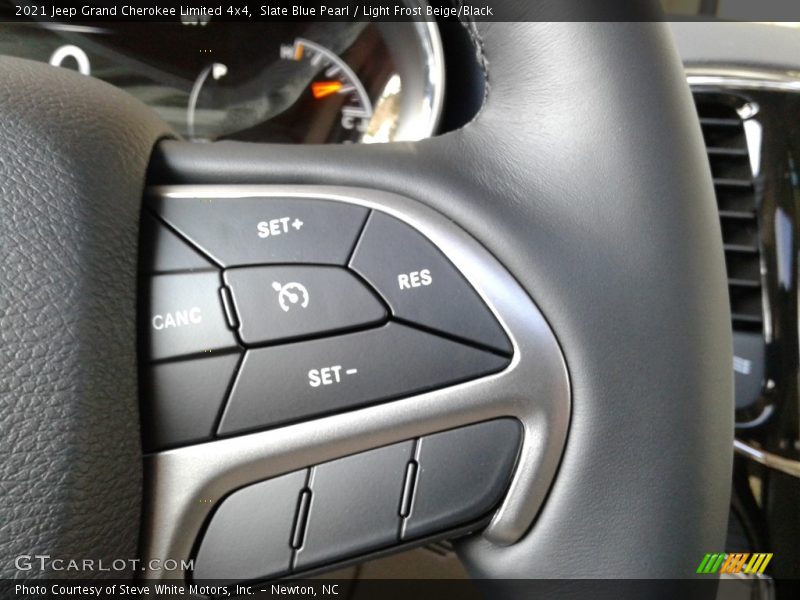 Slate Blue Pearl / Light Frost Beige/Black 2021 Jeep Grand Cherokee Limited 4x4