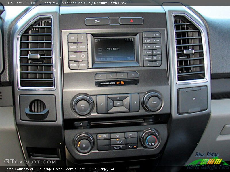 Magnetic Metallic / Medium Earth Gray 2015 Ford F150 XLT SuperCrew