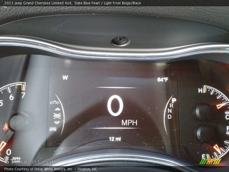 Slate Blue Pearl / Light Frost Beige/Black 2021 Jeep Grand Cherokee Limited 4x4