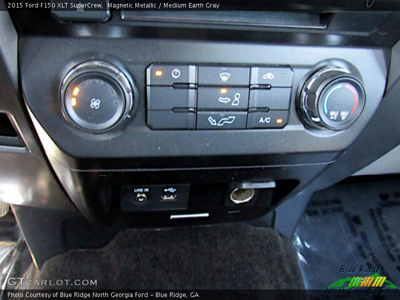 Magnetic Metallic / Medium Earth Gray 2015 Ford F150 XLT SuperCrew