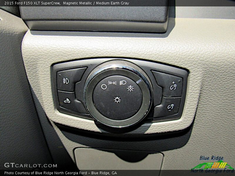 Magnetic Metallic / Medium Earth Gray 2015 Ford F150 XLT SuperCrew