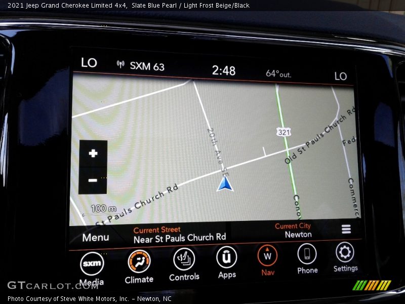 Slate Blue Pearl / Light Frost Beige/Black 2021 Jeep Grand Cherokee Limited 4x4