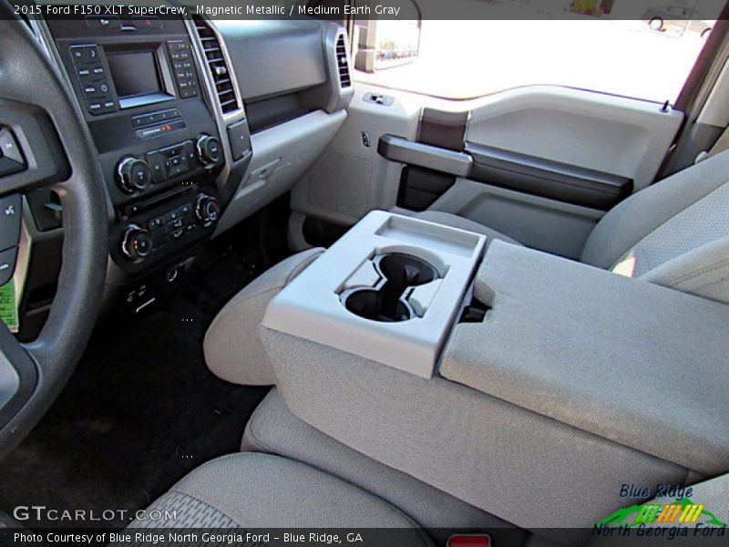 Magnetic Metallic / Medium Earth Gray 2015 Ford F150 XLT SuperCrew