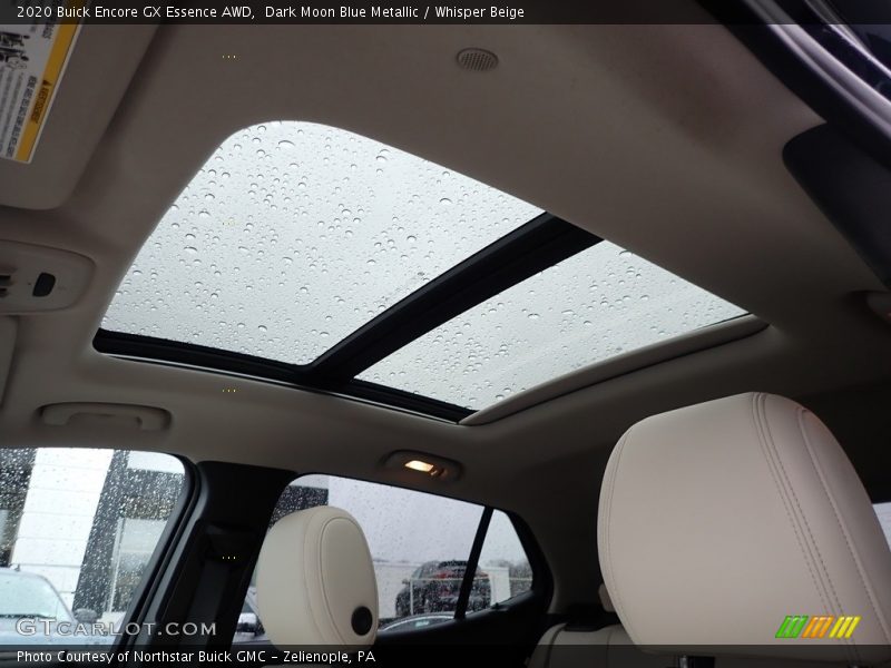 Dark Moon Blue Metallic / Whisper Beige 2020 Buick Encore GX Essence AWD