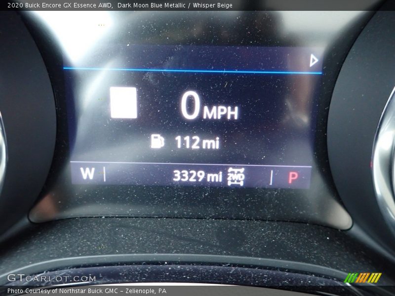 Dark Moon Blue Metallic / Whisper Beige 2020 Buick Encore GX Essence AWD