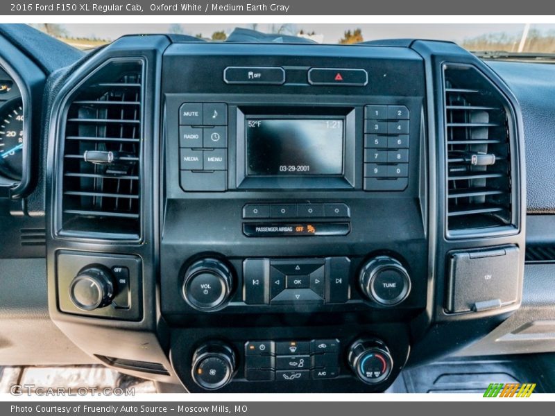 Controls of 2016 F150 XL Regular Cab