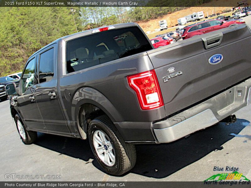 Magnetic Metallic / Medium Earth Gray 2015 Ford F150 XLT SuperCrew