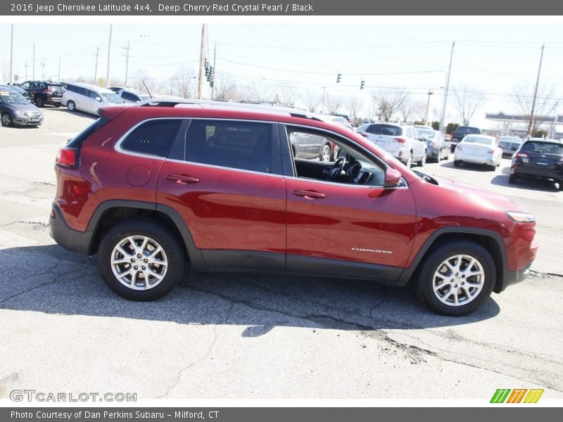 Deep Cherry Red Crystal Pearl / Black 2016 Jeep Cherokee Latitude 4x4