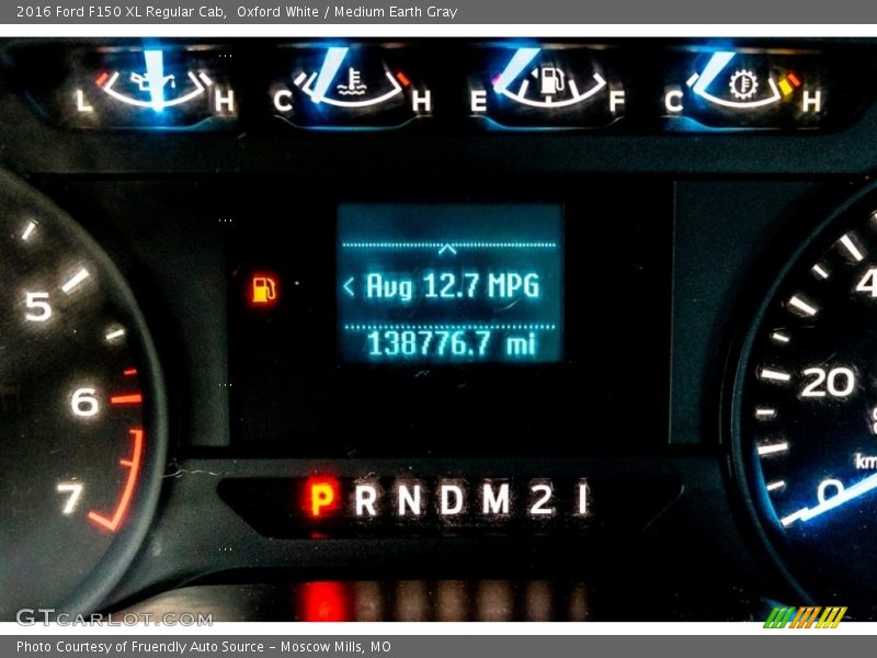 Oxford White / Medium Earth Gray 2016 Ford F150 XL Regular Cab
