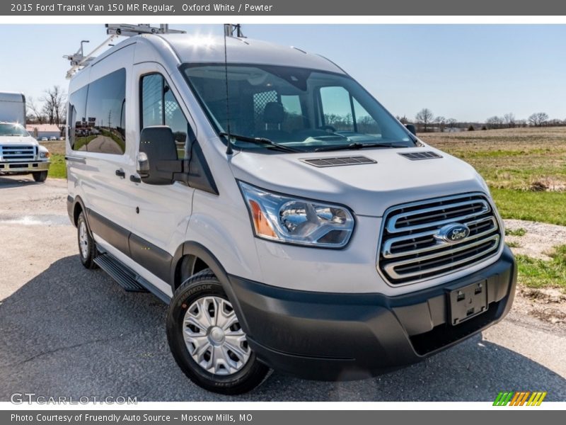 Oxford White / Pewter 2015 Ford Transit Van 150 MR Regular