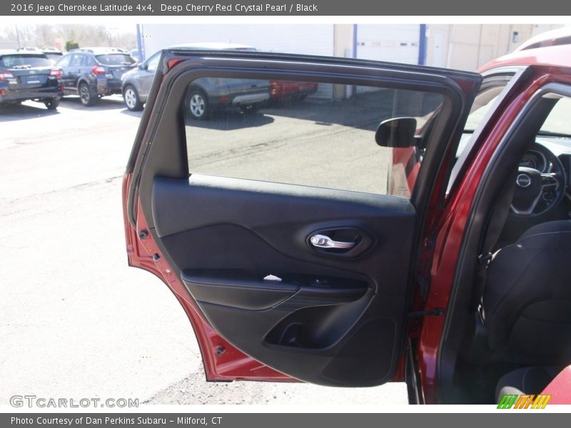 Deep Cherry Red Crystal Pearl / Black 2016 Jeep Cherokee Latitude 4x4