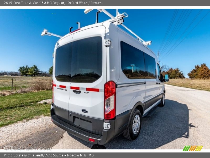 Oxford White / Pewter 2015 Ford Transit Van 150 MR Regular
