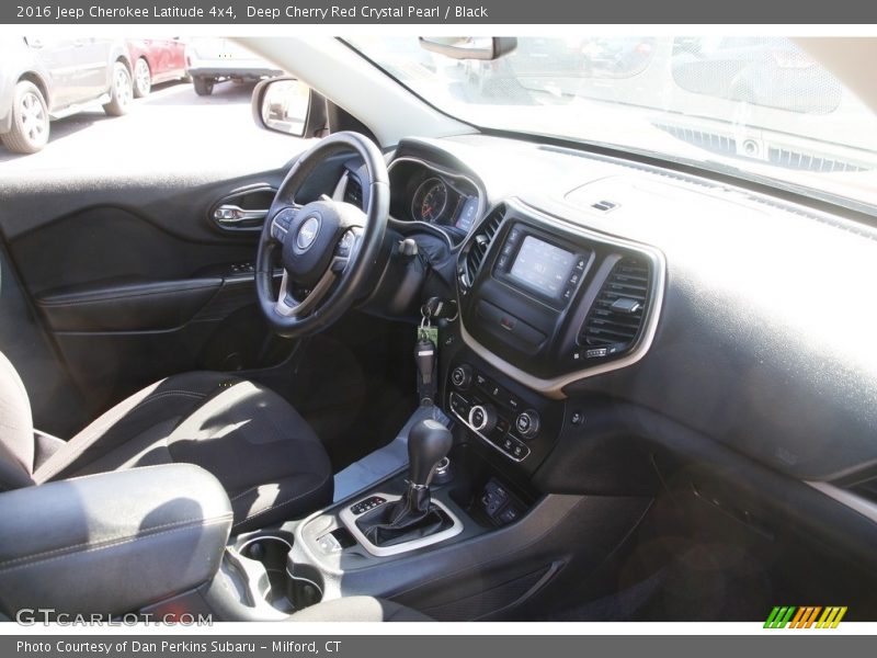 Deep Cherry Red Crystal Pearl / Black 2016 Jeep Cherokee Latitude 4x4