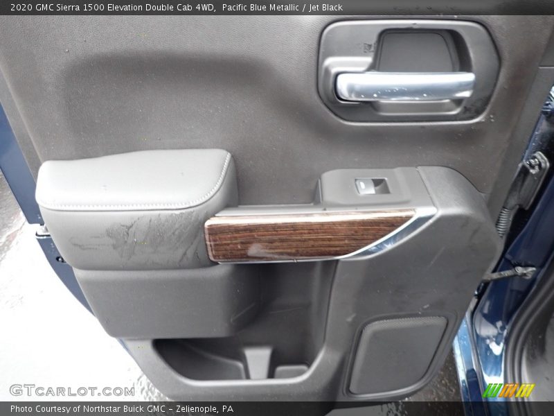 Pacific Blue Metallic / Jet Black 2020 GMC Sierra 1500 Elevation Double Cab 4WD