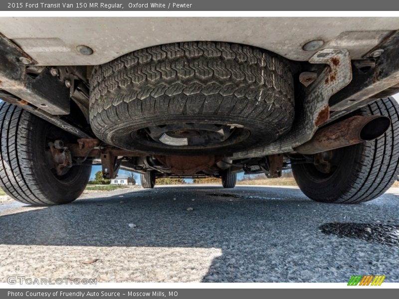 Oxford White / Pewter 2015 Ford Transit Van 150 MR Regular