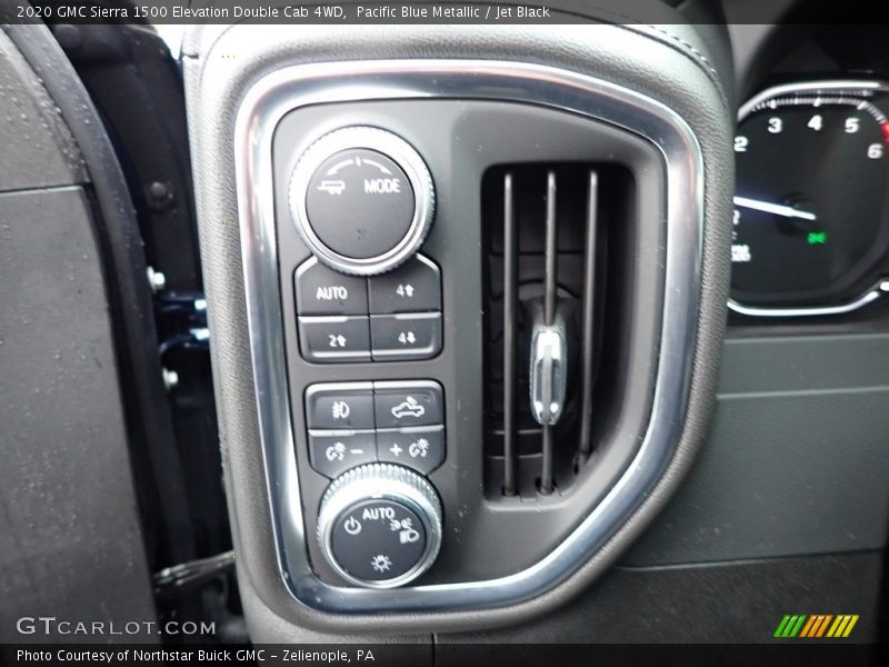 Pacific Blue Metallic / Jet Black 2020 GMC Sierra 1500 Elevation Double Cab 4WD