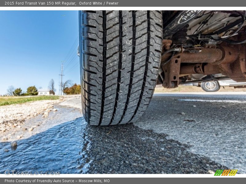 Oxford White / Pewter 2015 Ford Transit Van 150 MR Regular