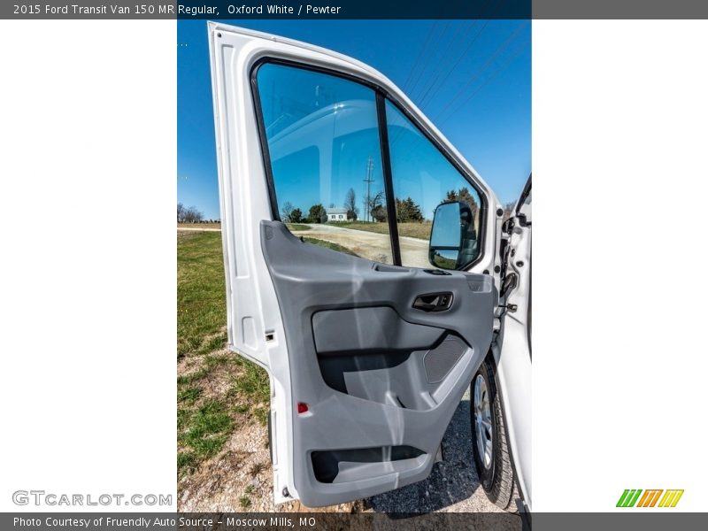 Oxford White / Pewter 2015 Ford Transit Van 150 MR Regular