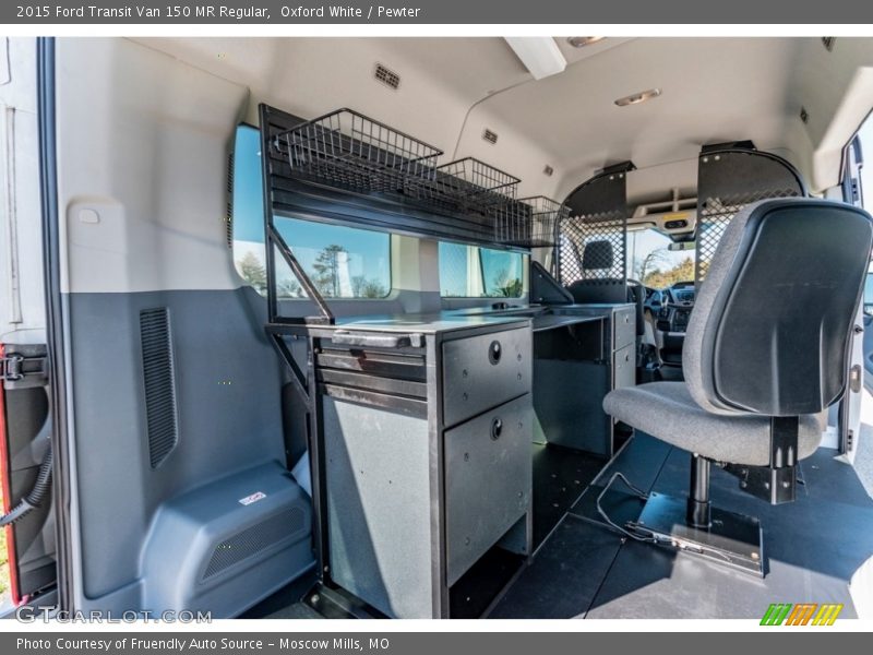 Oxford White / Pewter 2015 Ford Transit Van 150 MR Regular
