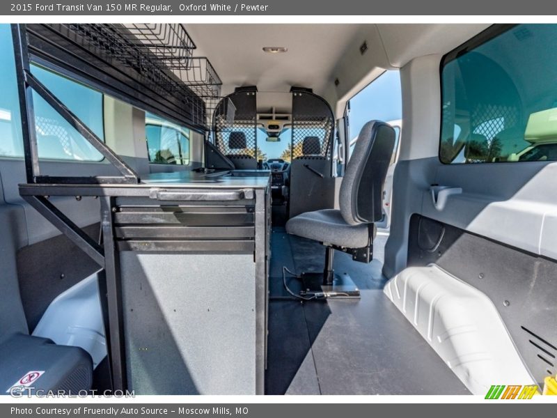 Oxford White / Pewter 2015 Ford Transit Van 150 MR Regular