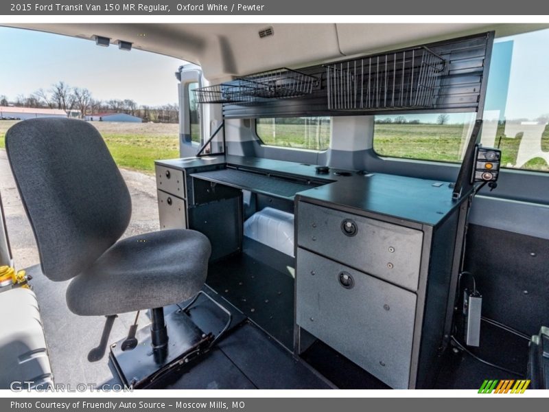 Oxford White / Pewter 2015 Ford Transit Van 150 MR Regular