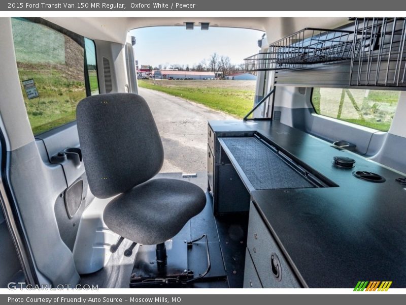 Oxford White / Pewter 2015 Ford Transit Van 150 MR Regular