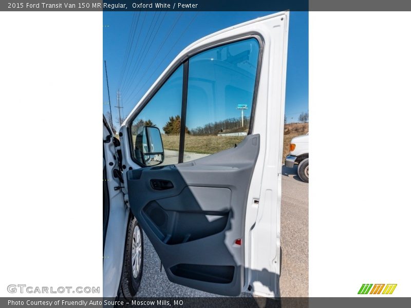 Oxford White / Pewter 2015 Ford Transit Van 150 MR Regular