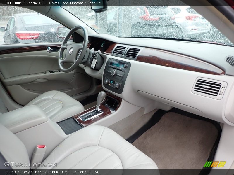 Crystal Red Tintcoat / Titanium 2011 Buick Lucerne CXL