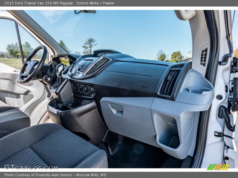 Oxford White / Pewter 2015 Ford Transit Van 150 MR Regular