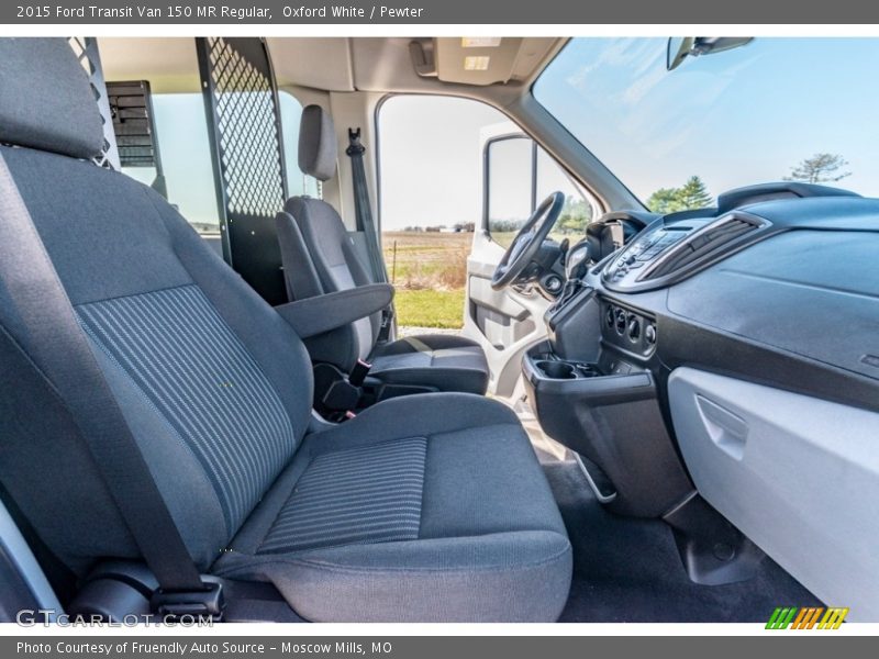 Oxford White / Pewter 2015 Ford Transit Van 150 MR Regular