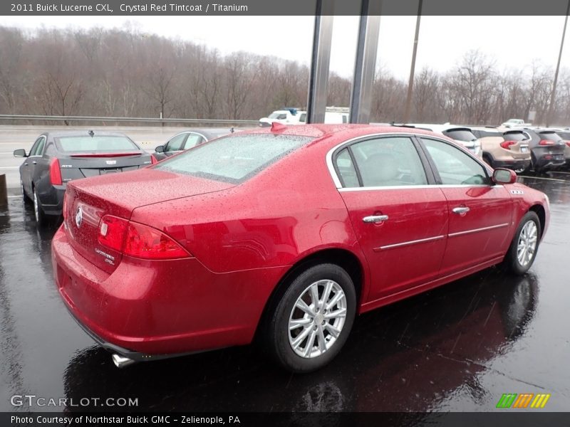 Crystal Red Tintcoat / Titanium 2011 Buick Lucerne CXL