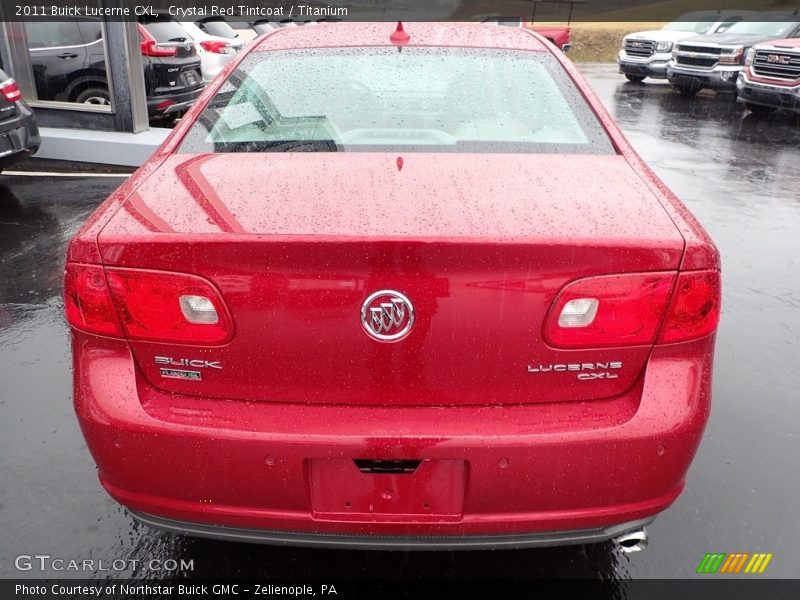 Crystal Red Tintcoat / Titanium 2011 Buick Lucerne CXL