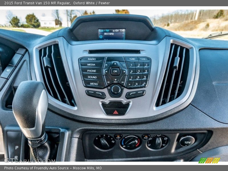 Controls of 2015 Transit Van 150 MR Regular
