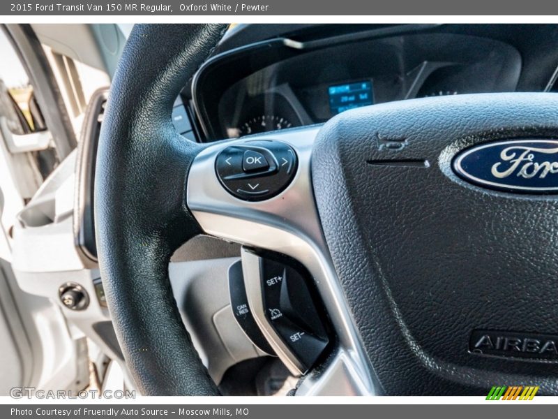 Oxford White / Pewter 2015 Ford Transit Van 150 MR Regular