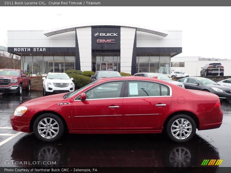 Crystal Red Tintcoat / Titanium 2011 Buick Lucerne CXL